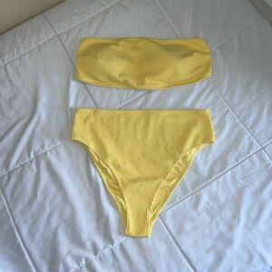 Yellow 2 piece Swimsuit